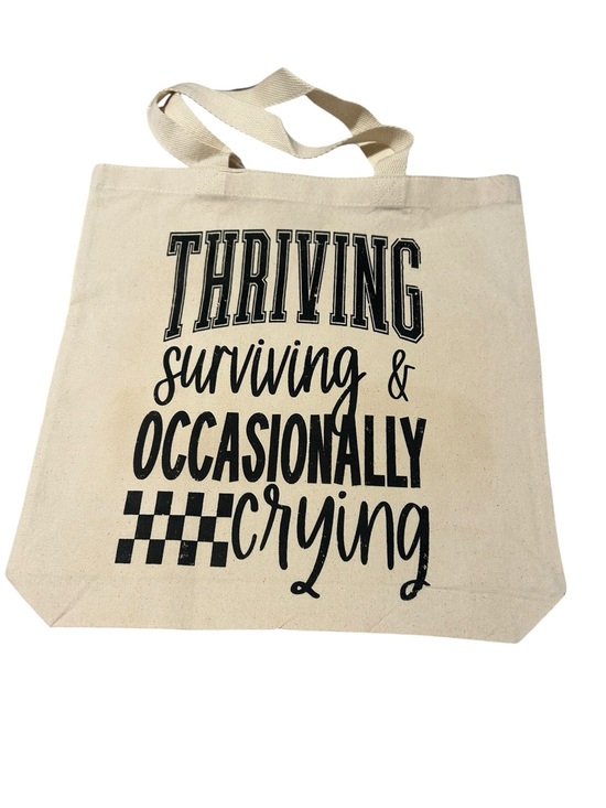 Handbags - Canvas homemade tote